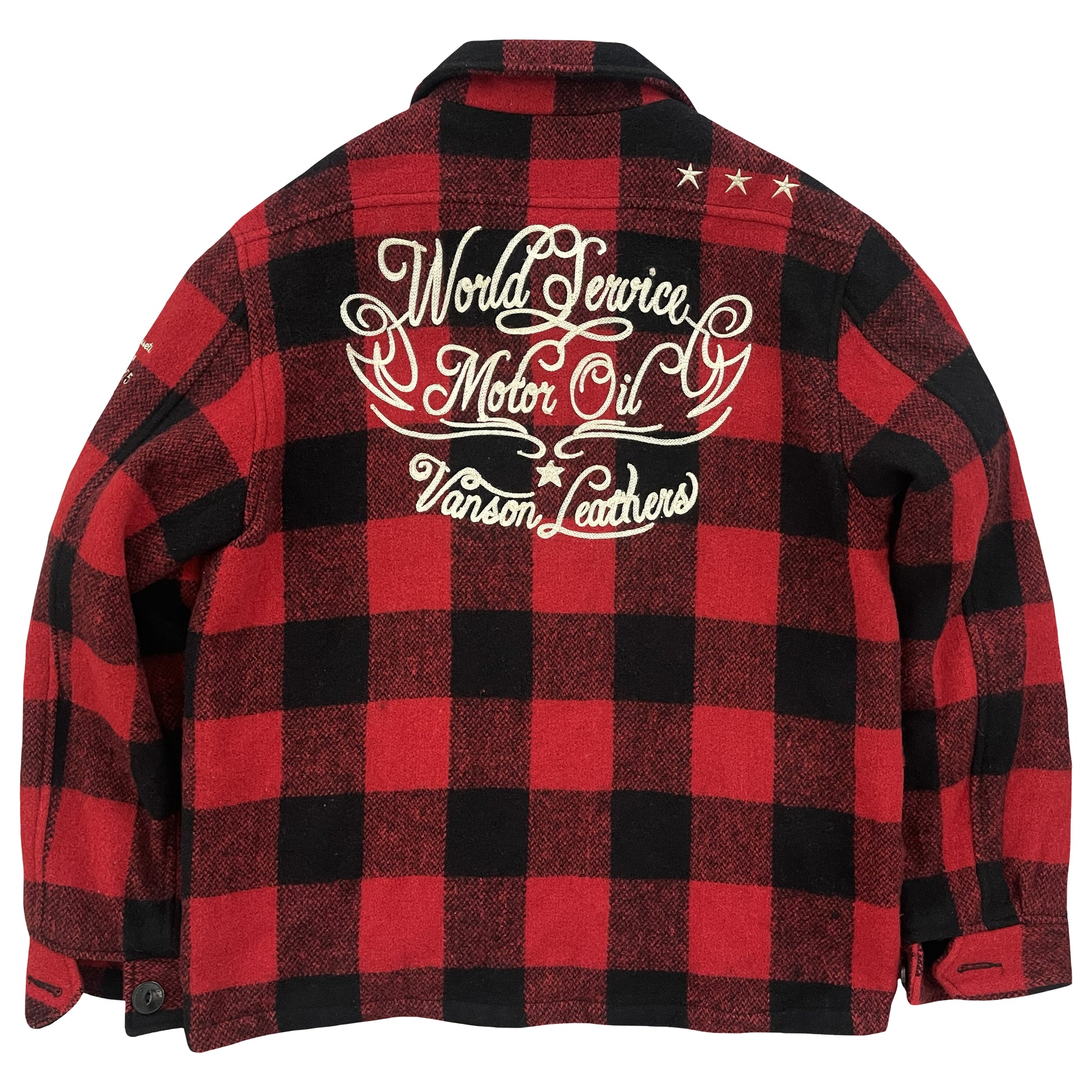 Vanson Leathers Buffalo Check Shirt Jacket