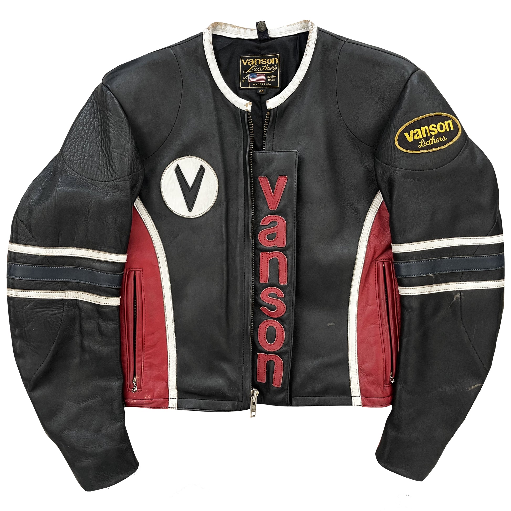 Vanson Leathers Motorcycle Racer Jacket