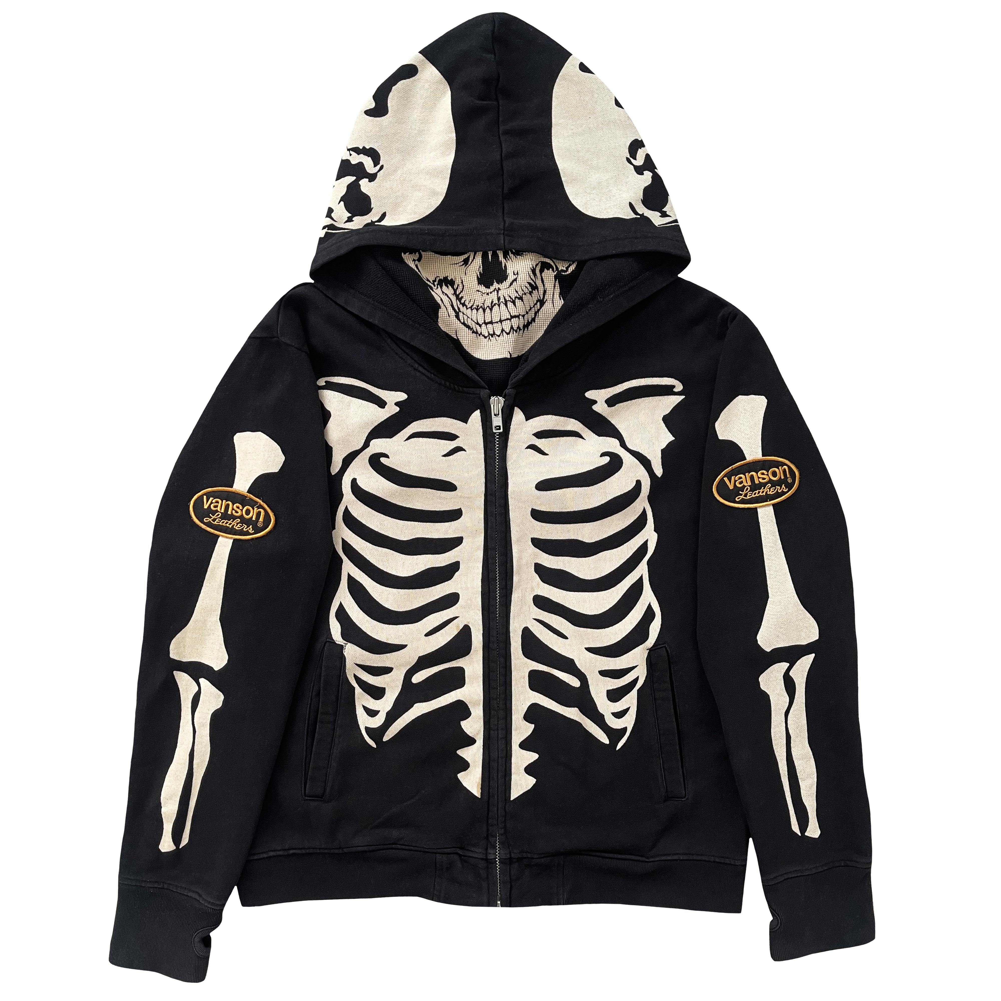 Vanson Leathers Skeleton Hoodie – The Holy Grail