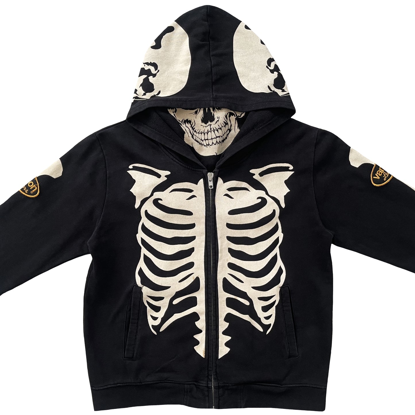 Vanson Leathers Skeleton Hoodie