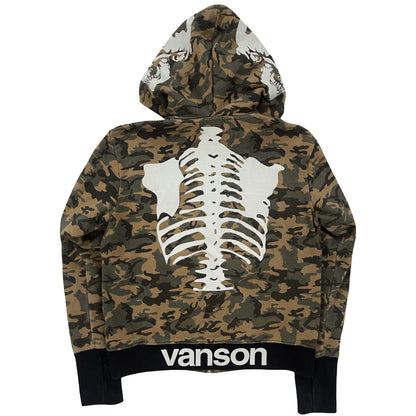 Vanson Leathers Skeleton Hoodie