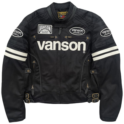 Vanson Leathers Motorcycle Mesh Racer Jacket