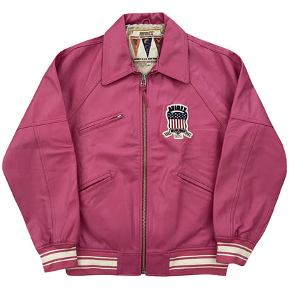 Avirex Icon Leather Varsity Jacket - L