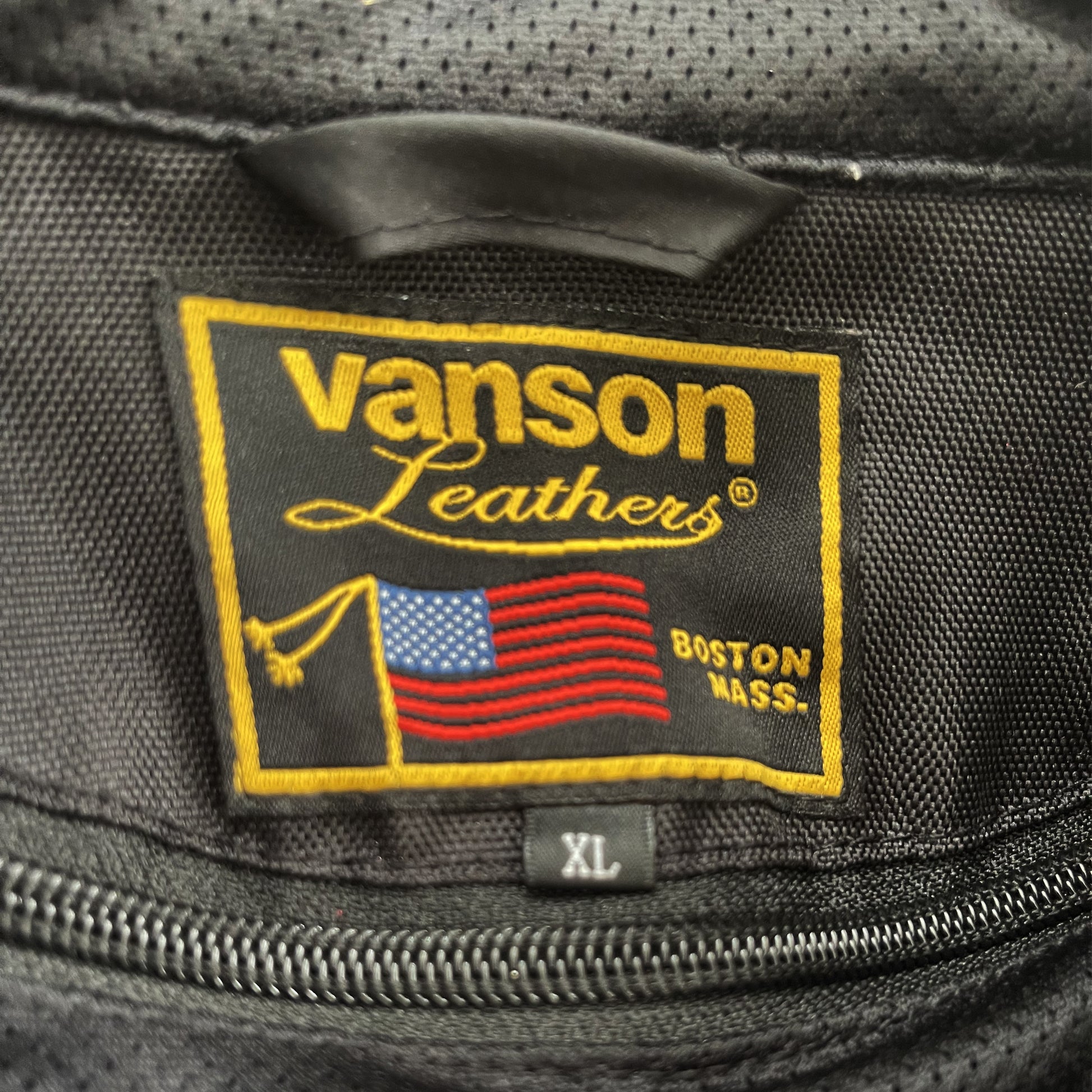 Vanson Leathers Motorcycle Mesh Racer Jacket