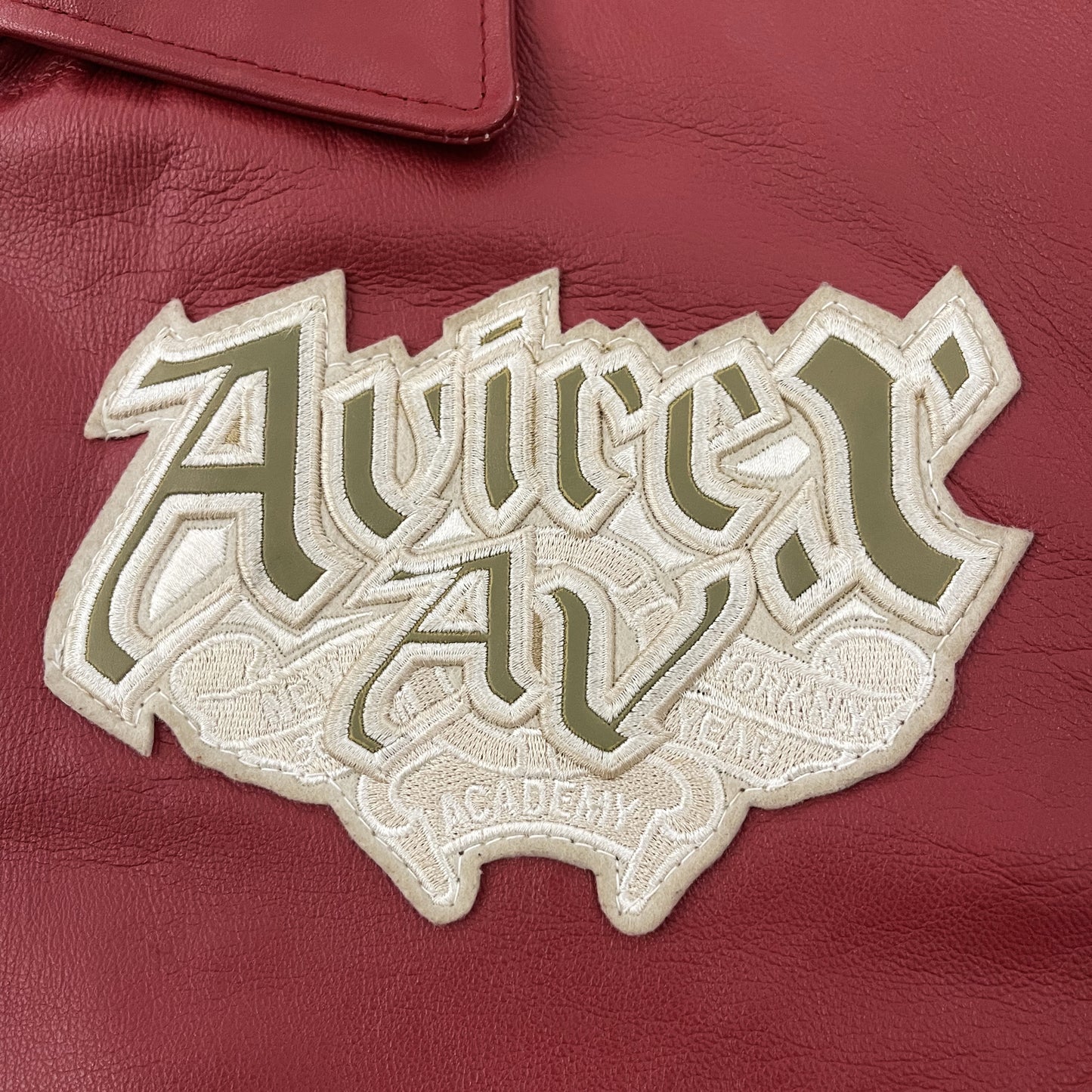 Avirex USNA Leather Varsity Jacket - M