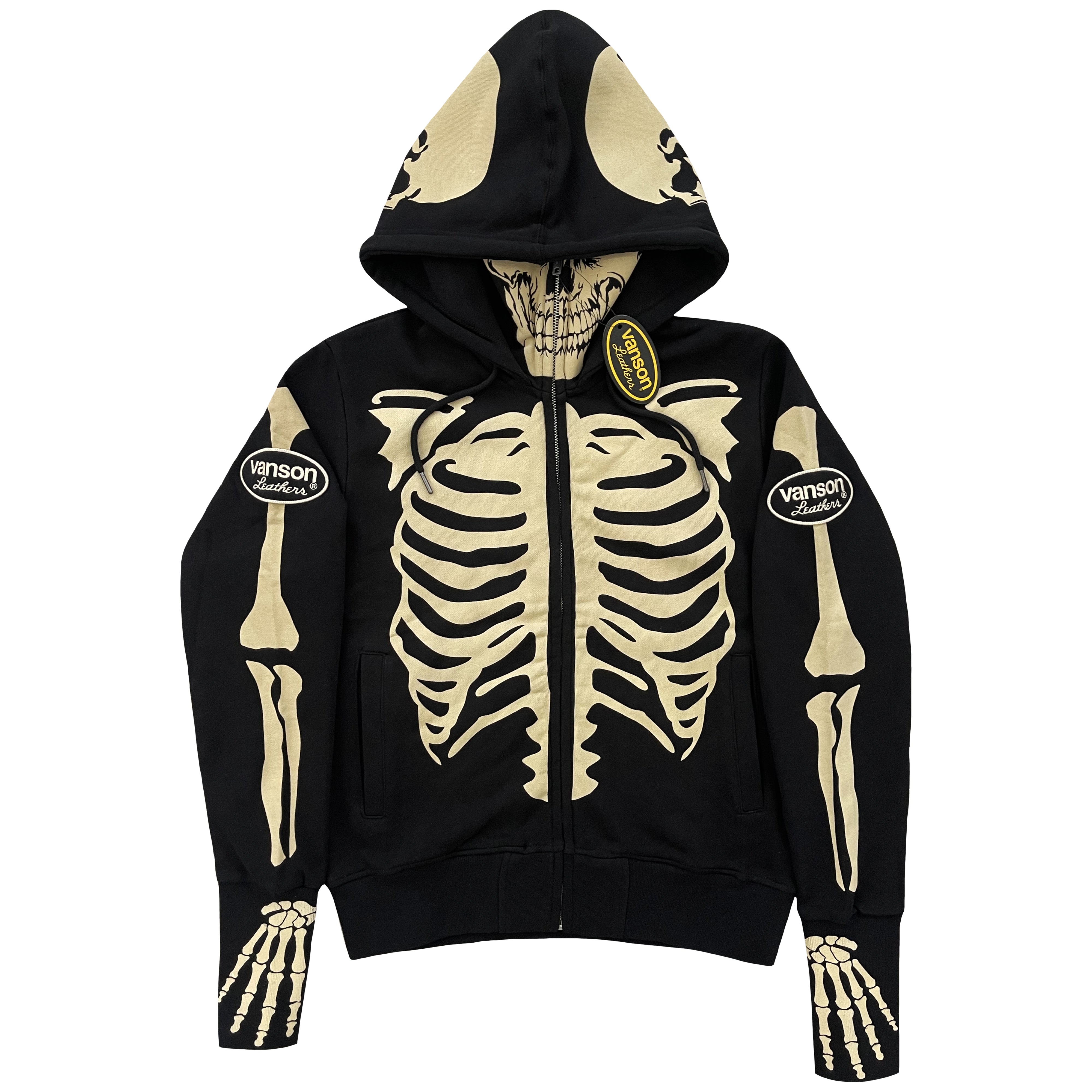 Vanson Leathers Skeleton Hoodie – The Holy Grail