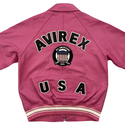 Avirex Icon Leather Varsity Jacket - L