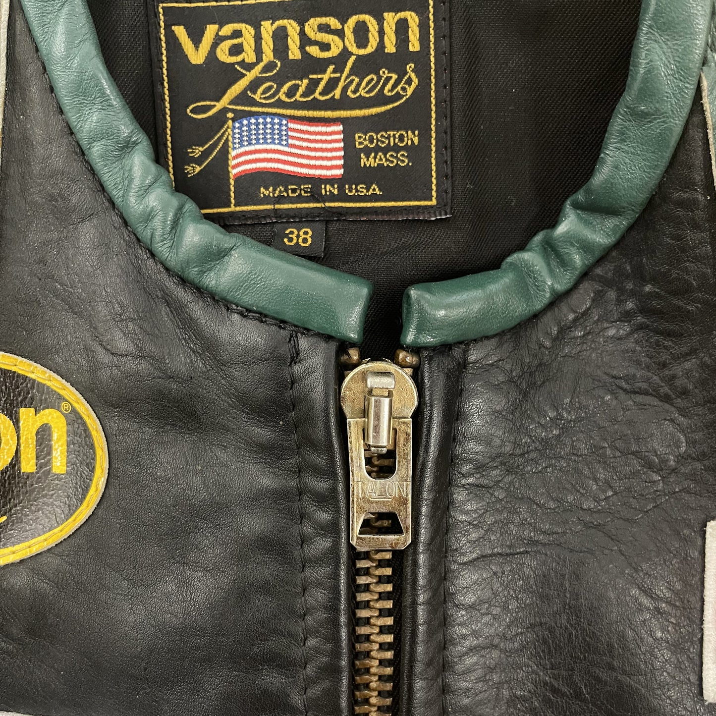 Vanson Leathers One Star Motorcycle Racer Jacket Japan Exclusive - S