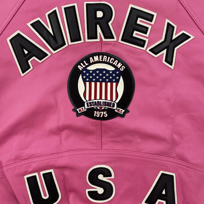 Avirex Icon Leather Varsity Jacket - L