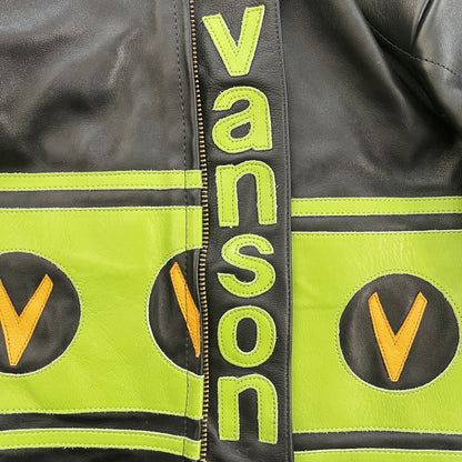 Vanson Leathers Motorcycle Racer Jacket - S