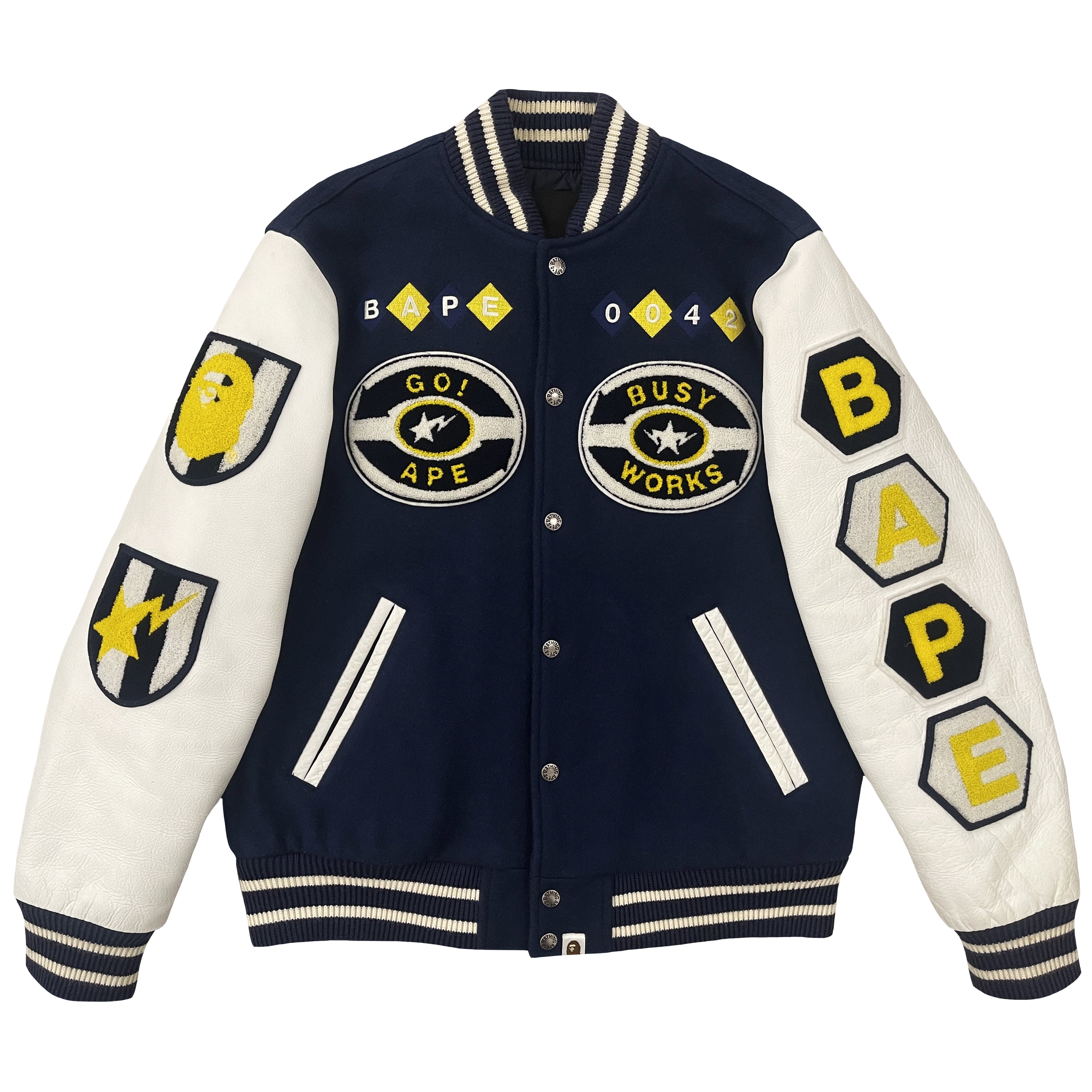 Bape Busy Works 07 Varsity Jacket – The Holy Grail