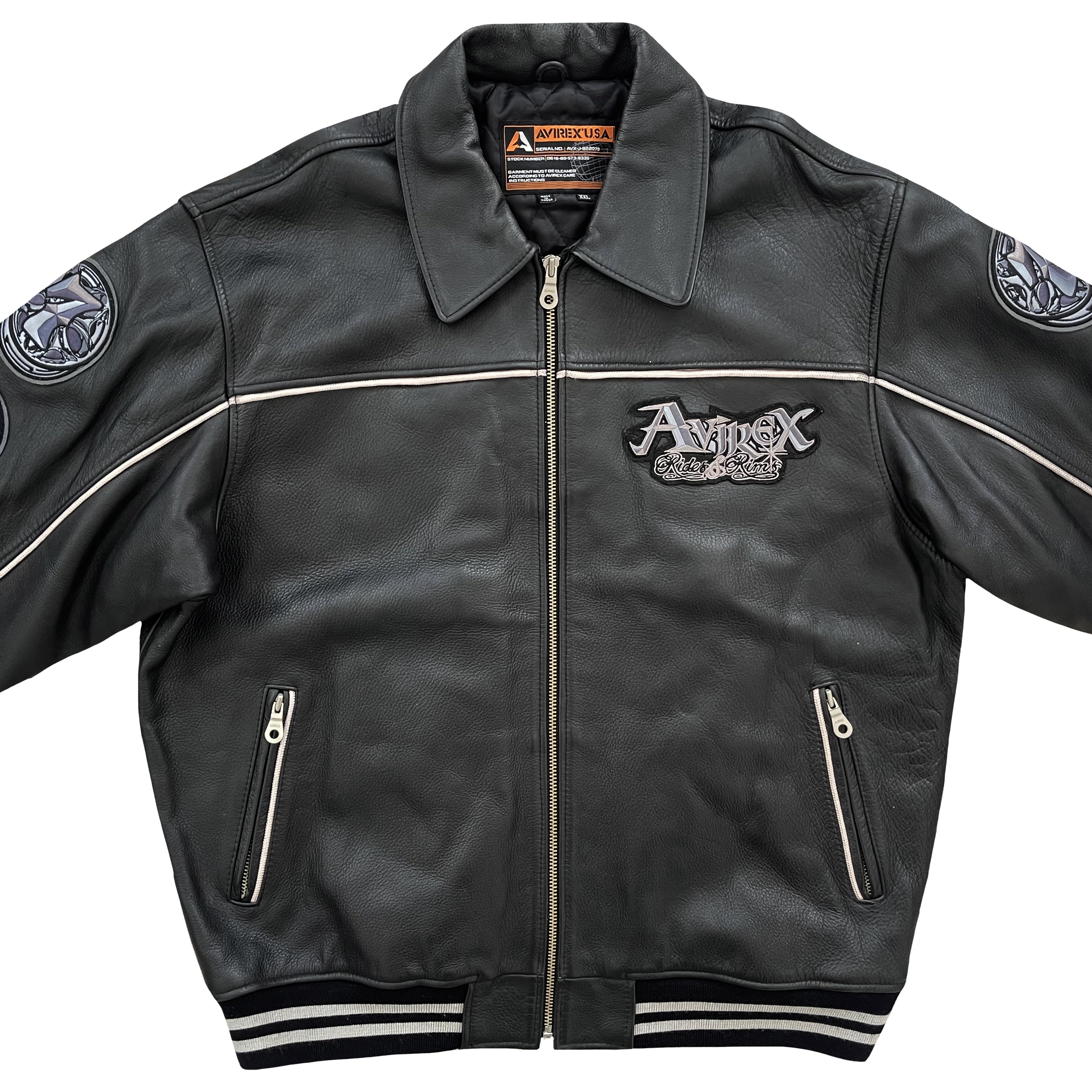 Avirex Leather Varsity Jacket