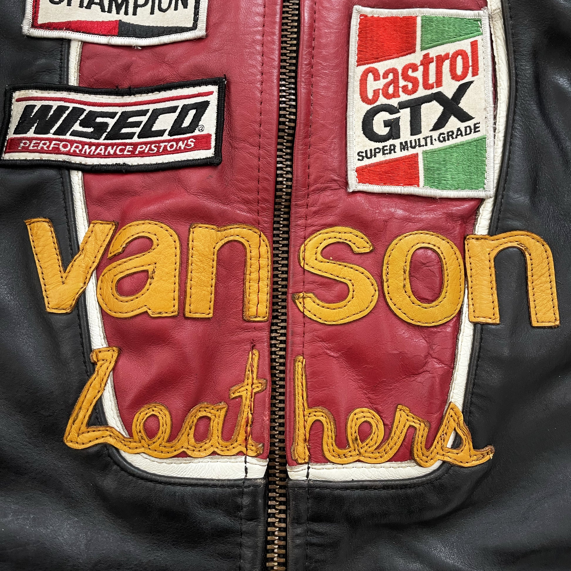 Vanson Leathers One Star Motorcycle Racer Jacket