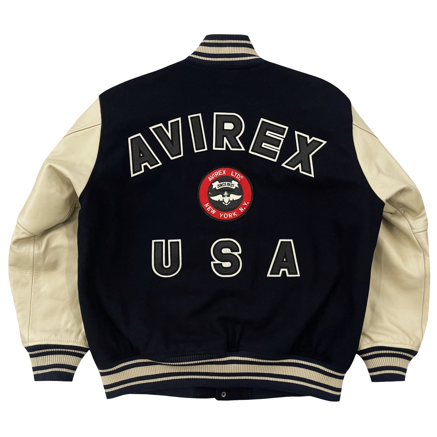 Avirex USA Wool Varsity Jacket - L