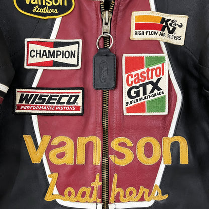 Vanson Leathers One Star Motorcycle Racer Jacket