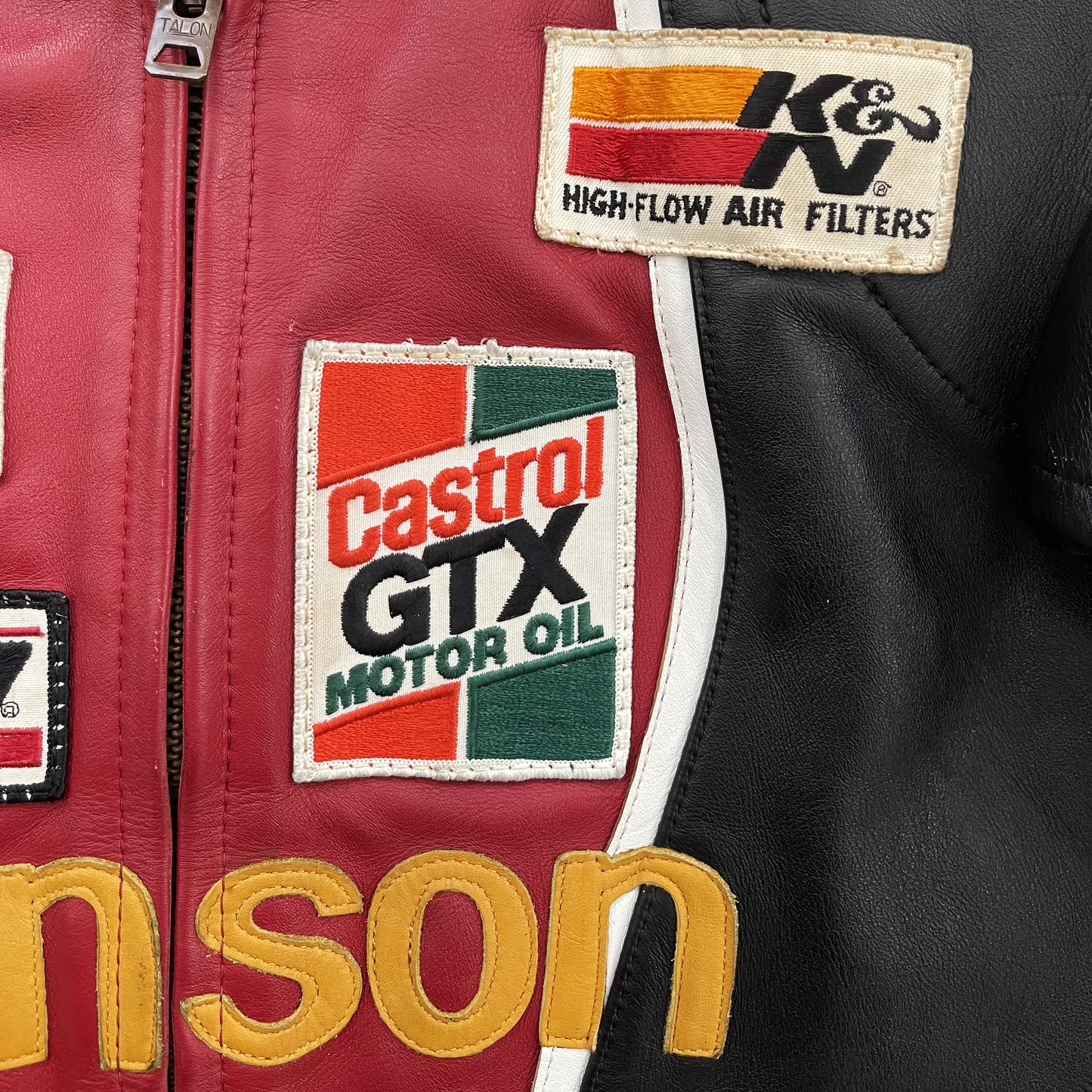 Vanson Leathers One Star Motorcycle Racer Jacket - M