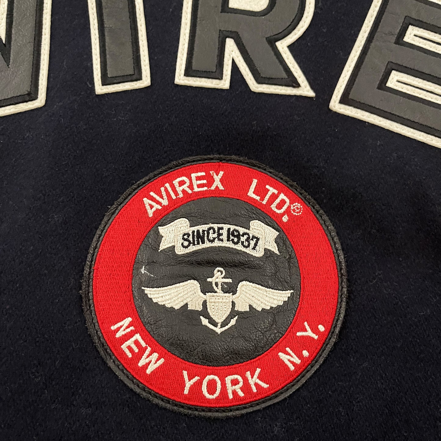 Avirex USA Wool Varsity Jacket - L