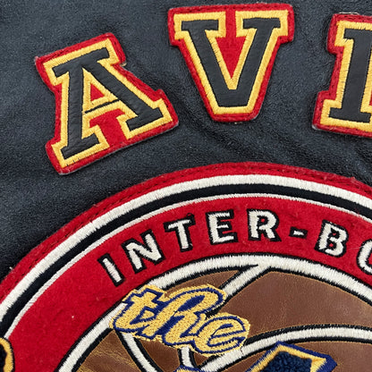 Avirex Interborough Games Leather Varsity Jacket - M