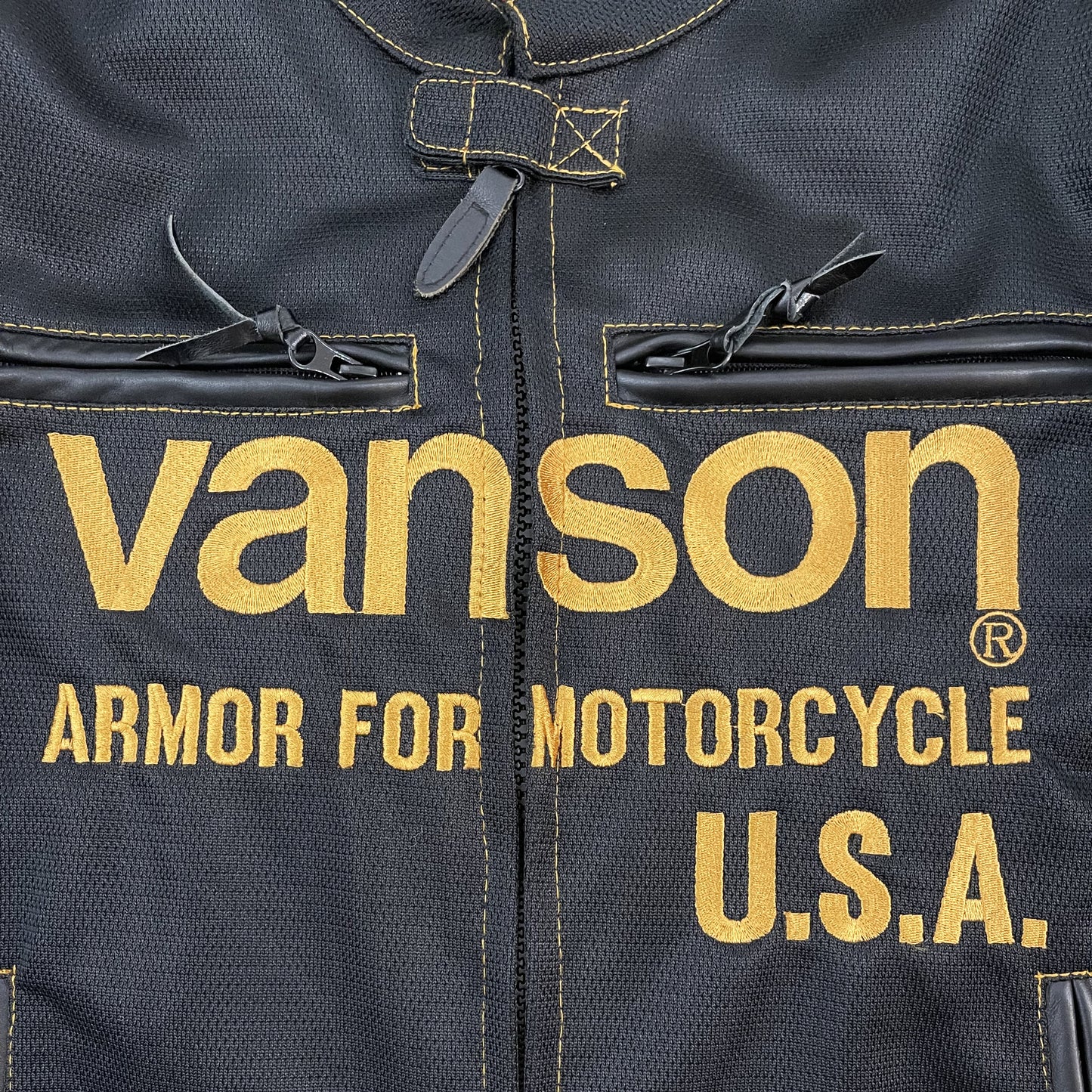 Vanson Leathers Motorcycle Racer Jacket - M