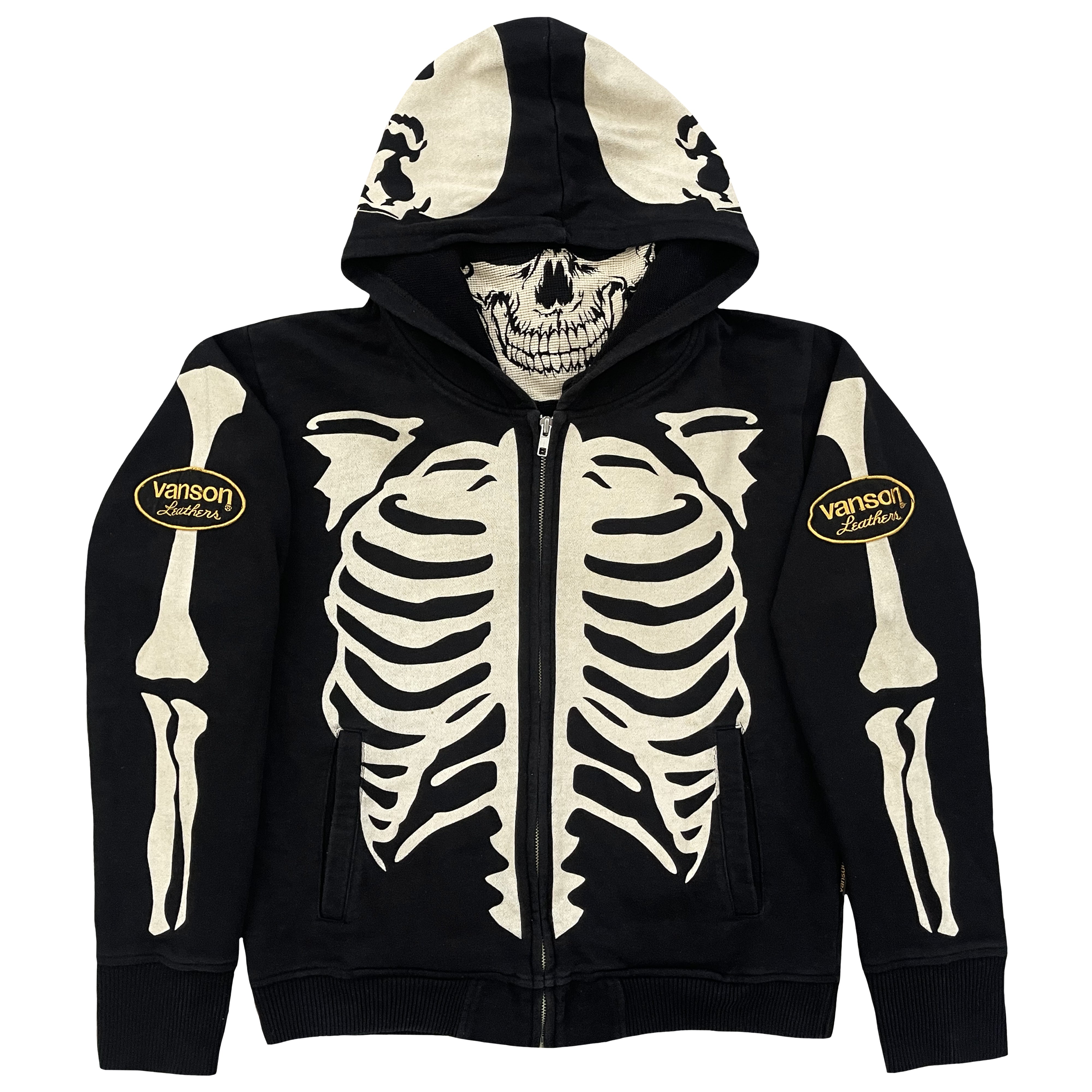 Vanson Leathers Skeleton Hoodie – The Holy Grail