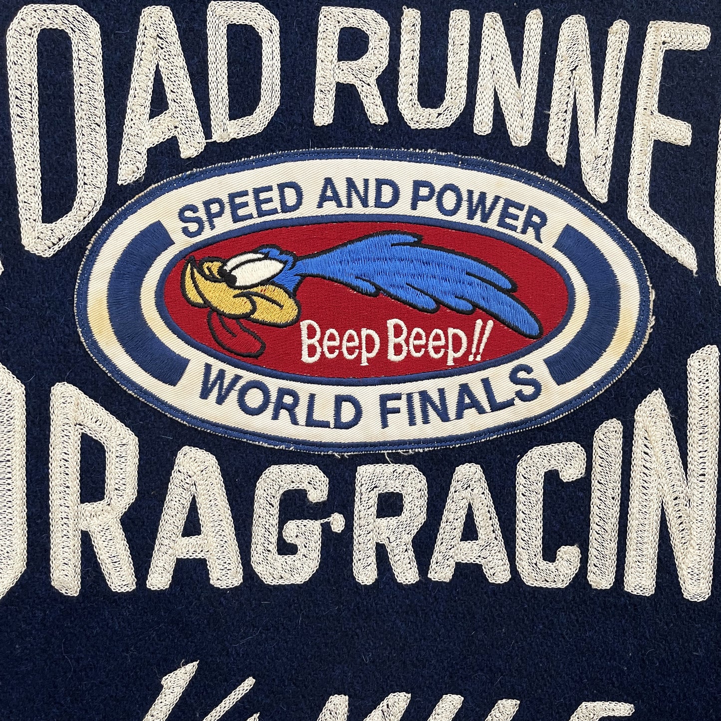 Whitesville Road Runner Drag Race Varsity Jacket - M