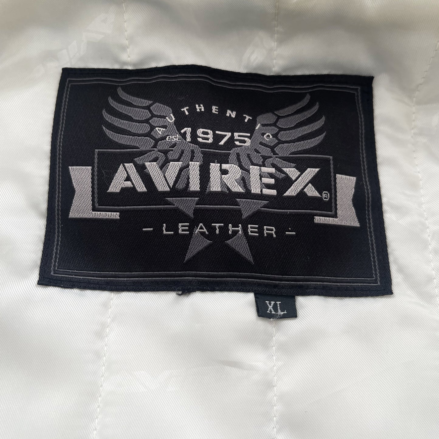 Avirex Limited Edition Leather Varsity Jacket - XL