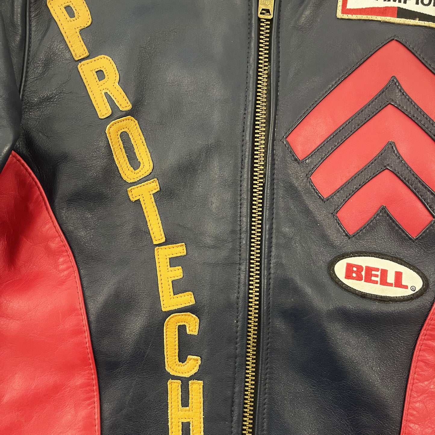 Protech Leather Racing Jacket - S