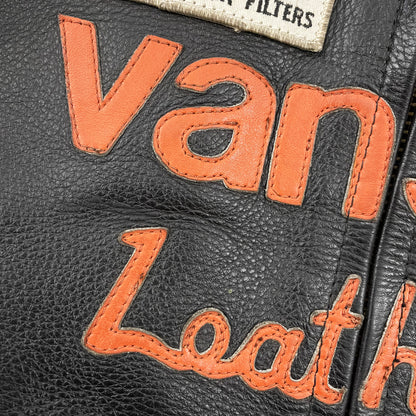 Vanson Leathers Motorcycle Racer Jacket - S