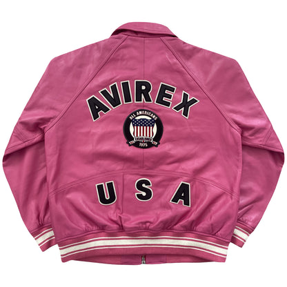 Avirex Icon Leather Varsity Jacket - XL