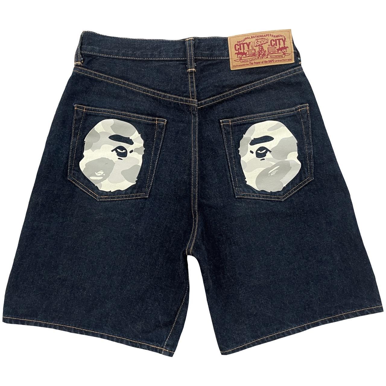 Bape Denim Shorts