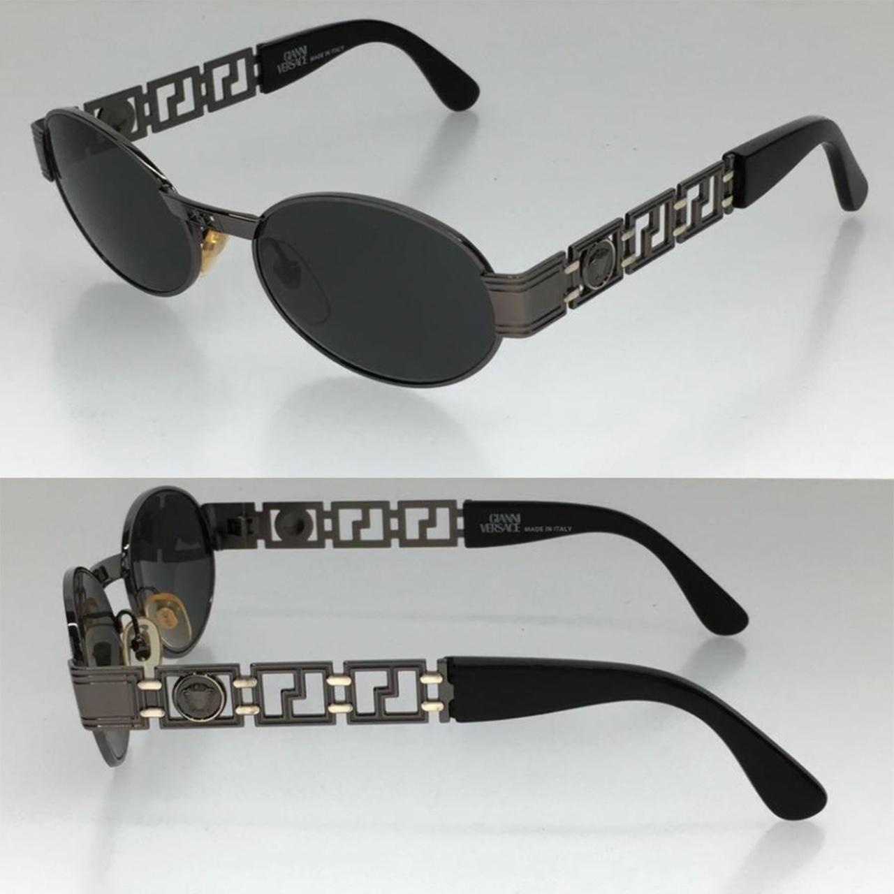 Buy Vintage GIANNI VERSACE 413/H Sunglasses 90's Italy Large ORIGINAL  Online in India - Etsy