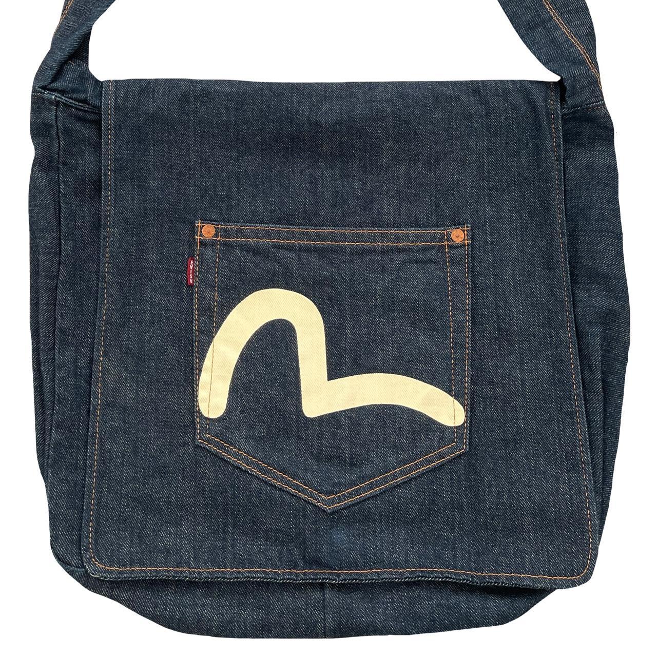 Evisu Denim Shoulder Bag