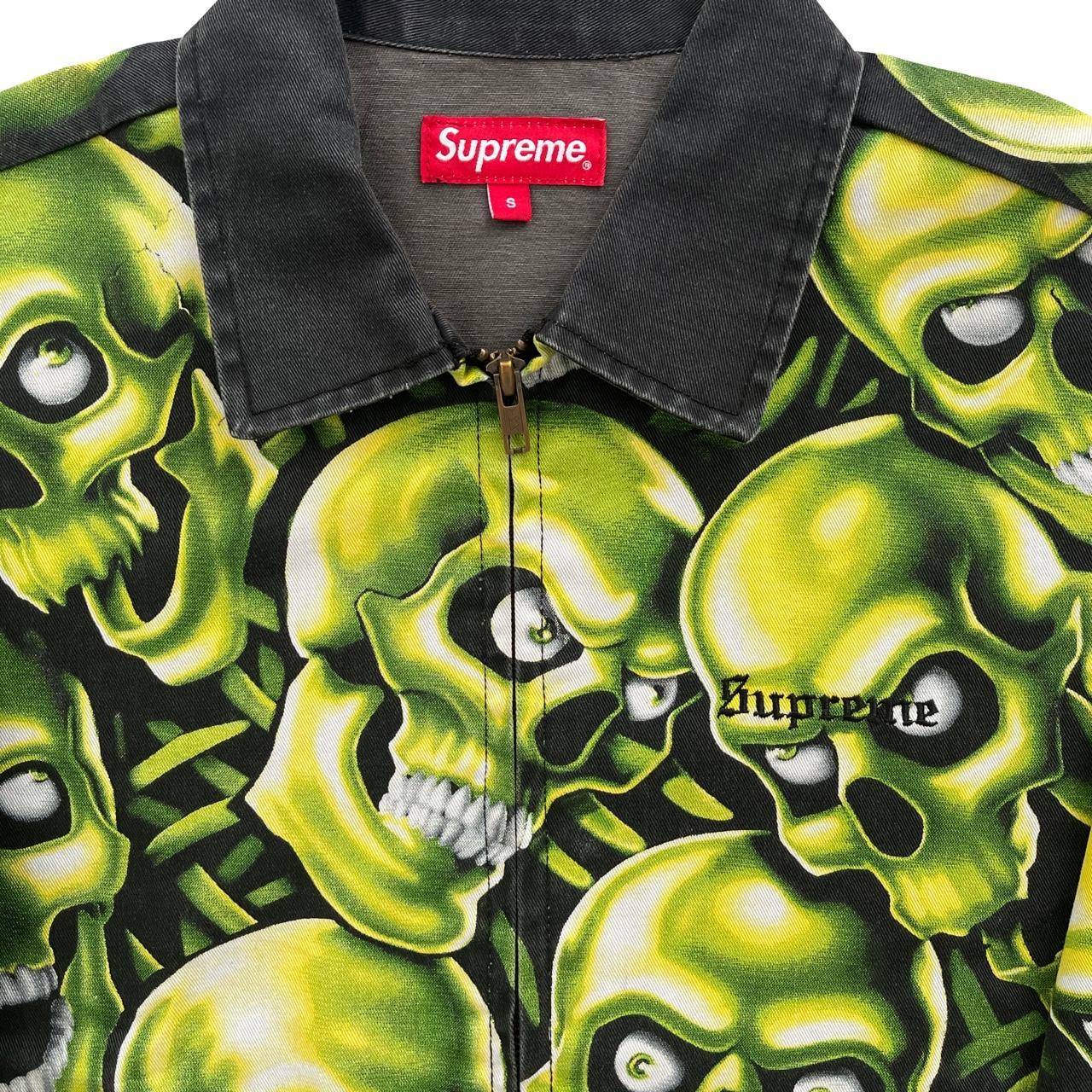 Supreme skull pile hot sale hoodie fake