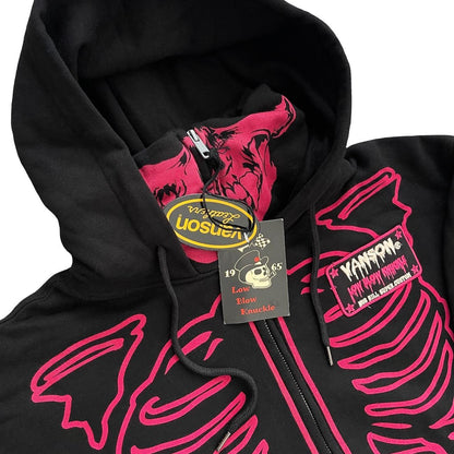 Vanson Skeleton Hoodie