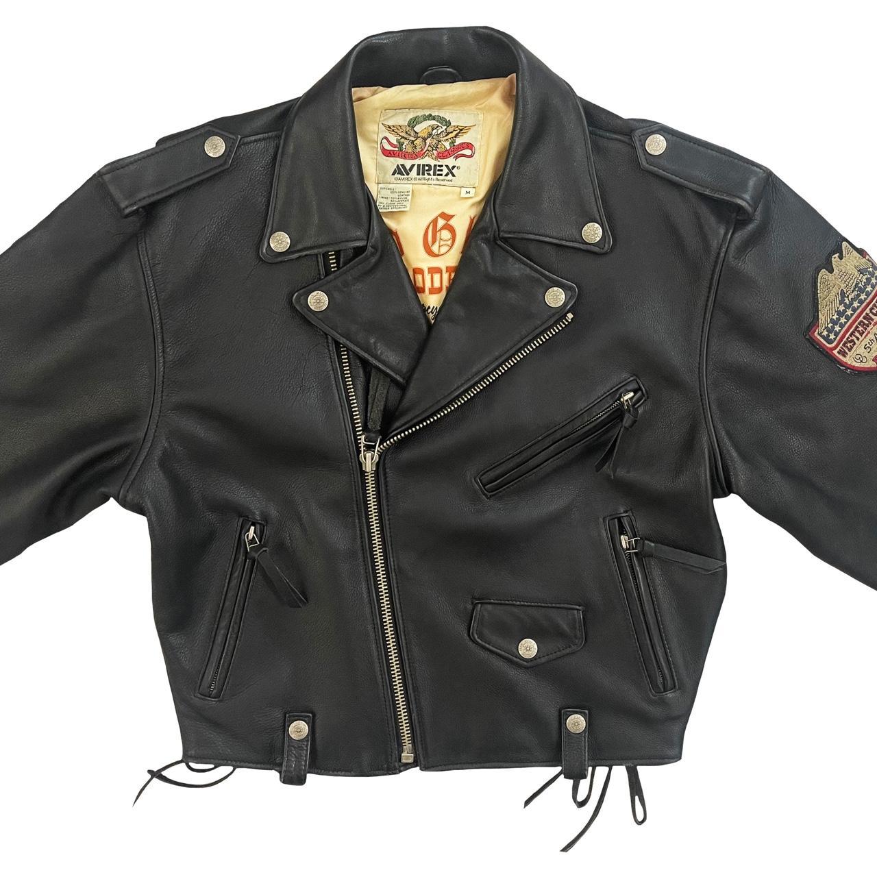 Avirex Leather Biker Jacket