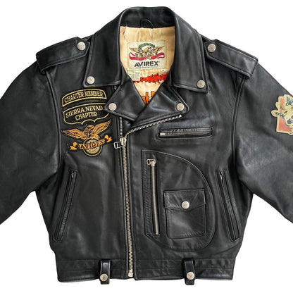 Avirex Leather Biker Jacket