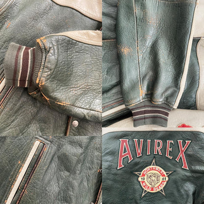 Avirex Leather Varsity Jacket