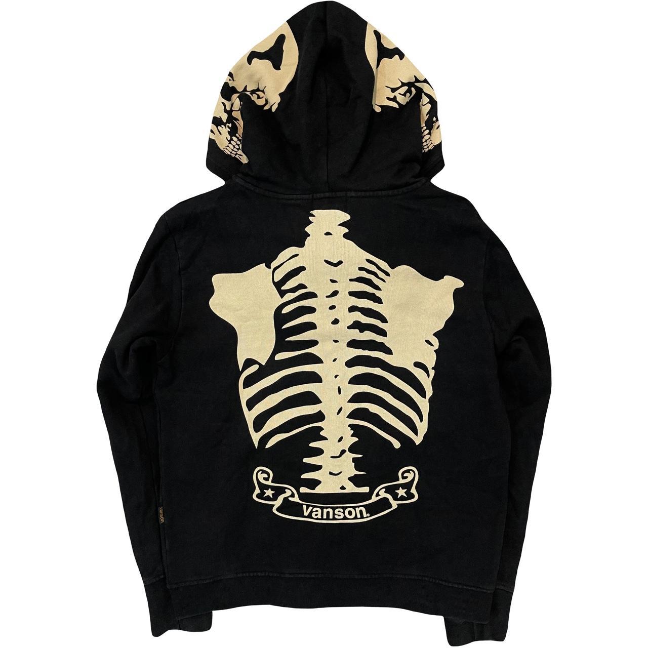 Vanson Skeleton Hoodie