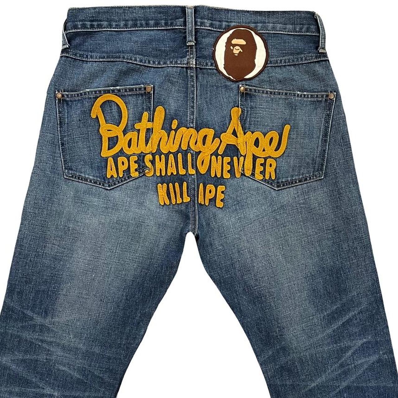 A bathing 2024 ape jeans