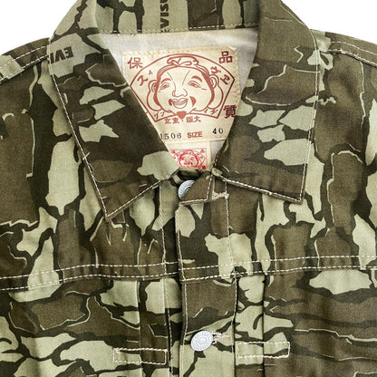 Evisu Ishigaki Camo Trucker Jacket