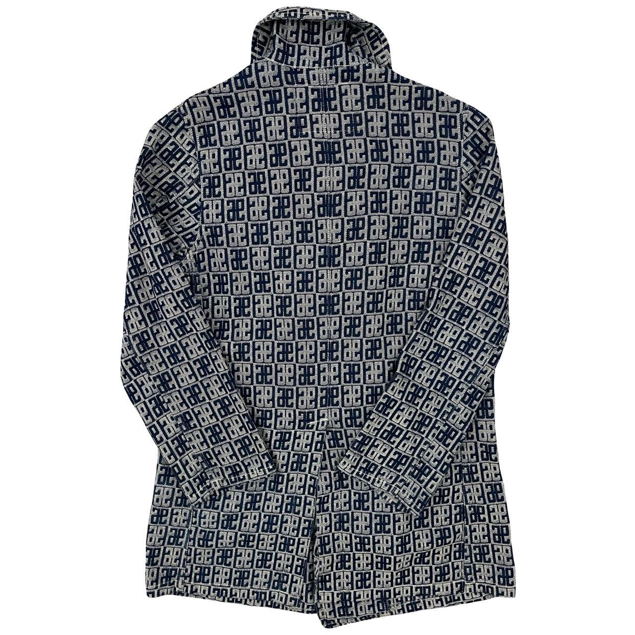 Evisu Monogram Print Overcoat