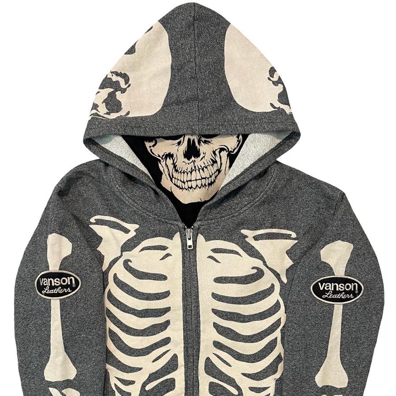 Vanson Skeleton Hoodie