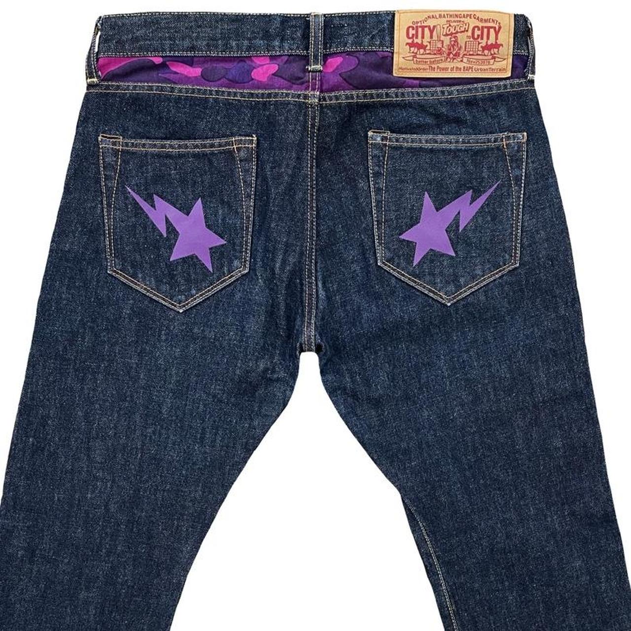 Bape purple sale pants