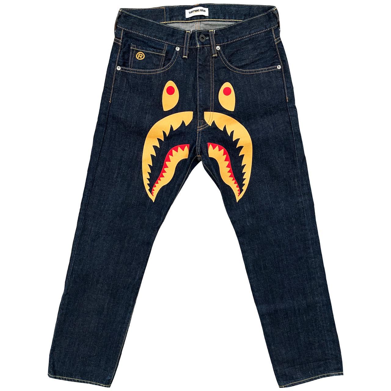 Bape WGM Shark Jeans