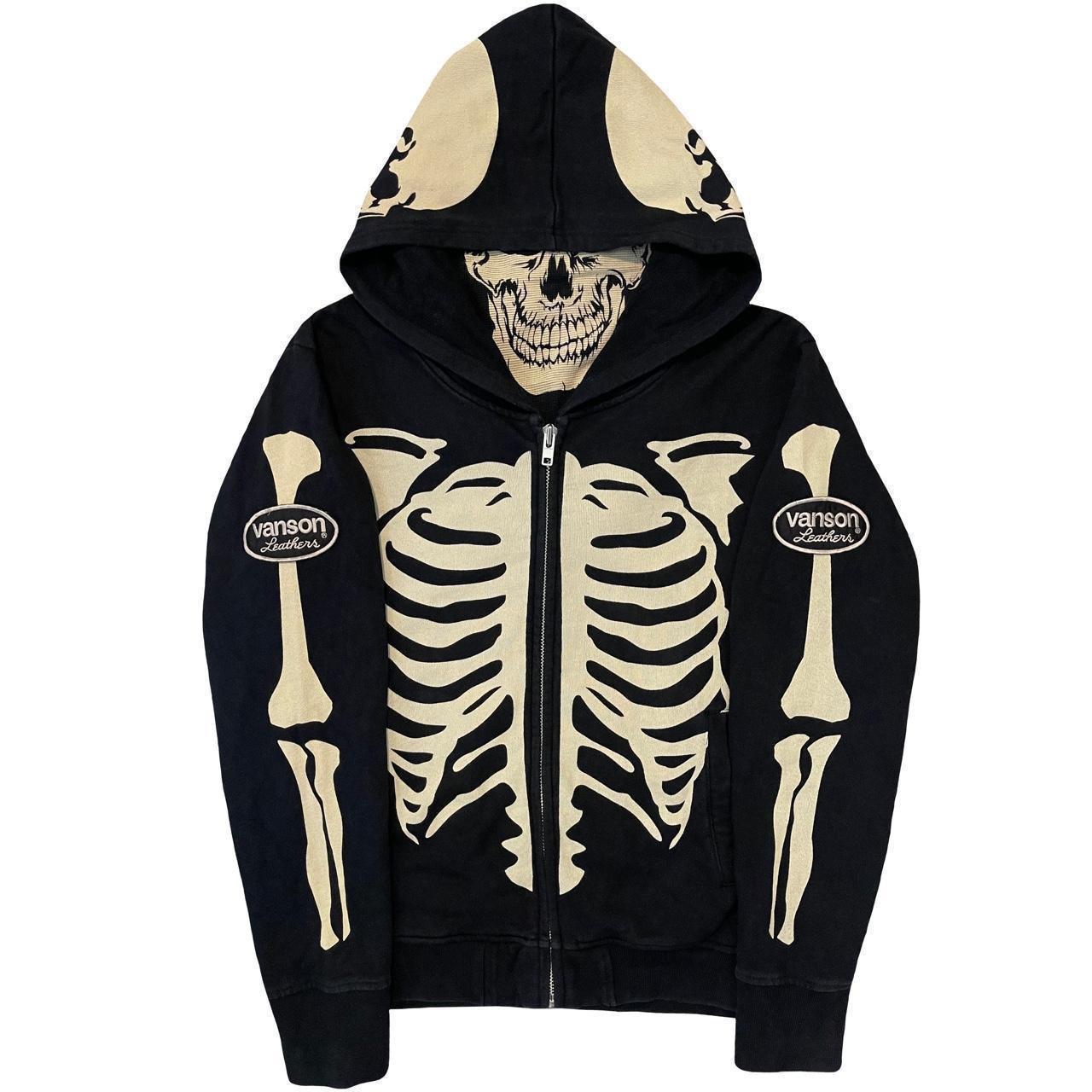 Vanson Skeleton Hoodie