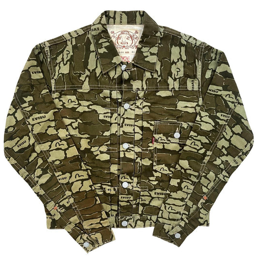 Evisu Ishigaki Camo Trucker Jacket