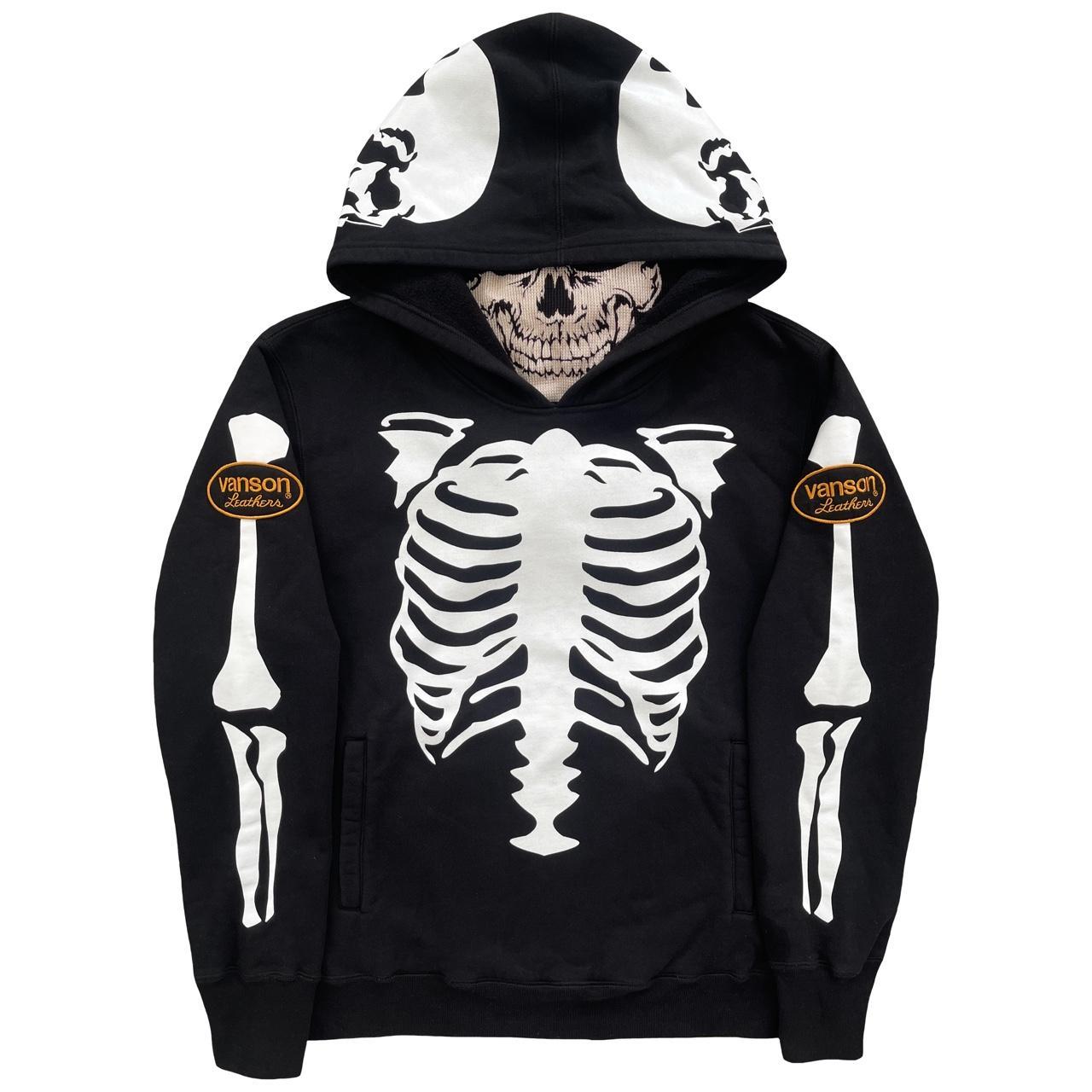 Vanson Skeleton Hoodie