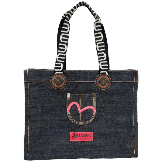 Evisu Denim Tote Bag