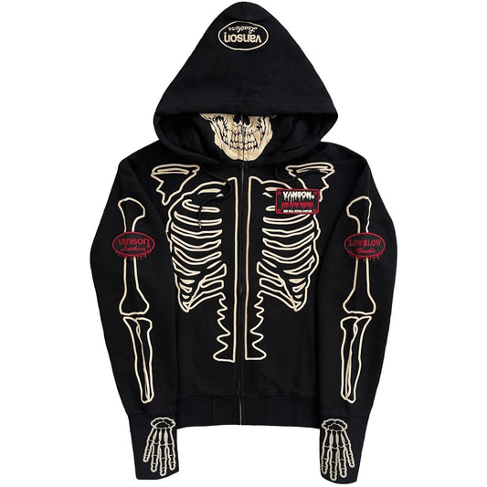 Vanson Skeleton Hoodie