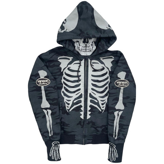 Vanson Skeleton Hoodie